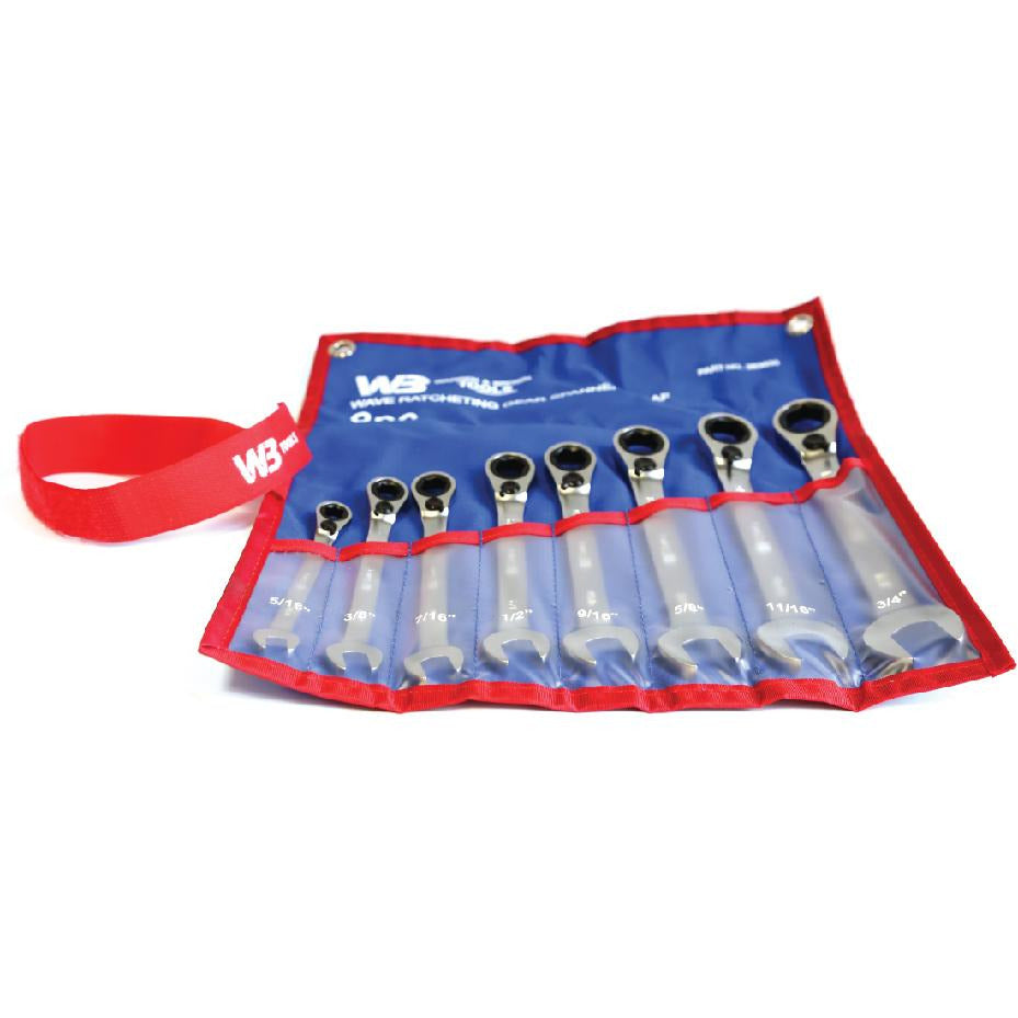 Reversible Ratcheting Gear Spanners - Wave & Open-end (Imperial ...